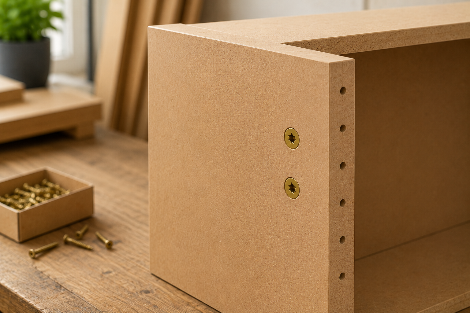 Welke schroeven voor MDF