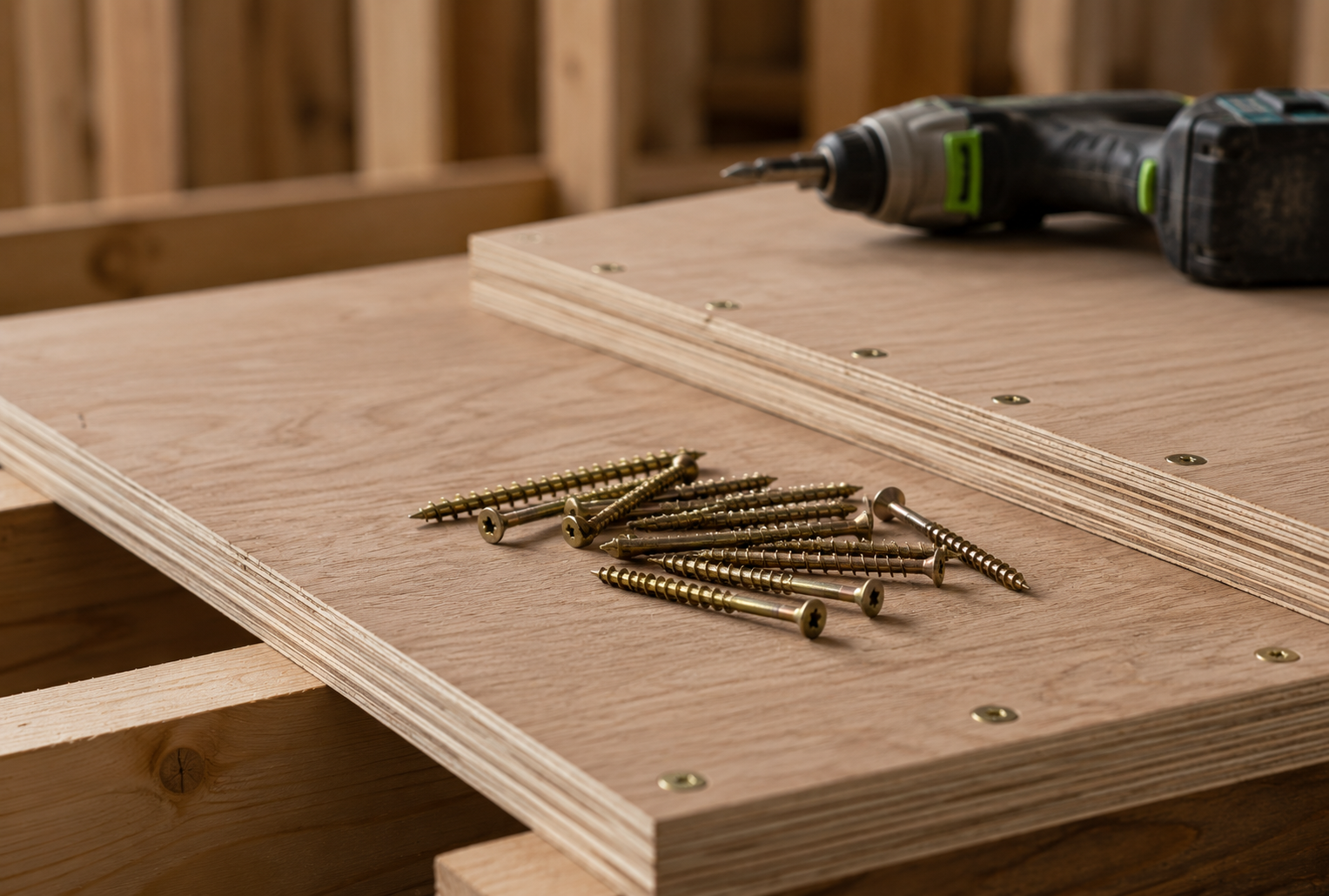 Welke schroeven voor underlayment