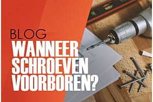 schroeven voorboren