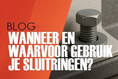 Wanneer en waarvoor heb je sluitringen nodig?