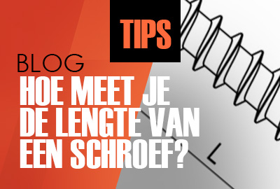 Hoe meet je de lengte van een schroef?