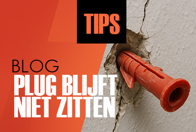 Plug blijft niet zitten