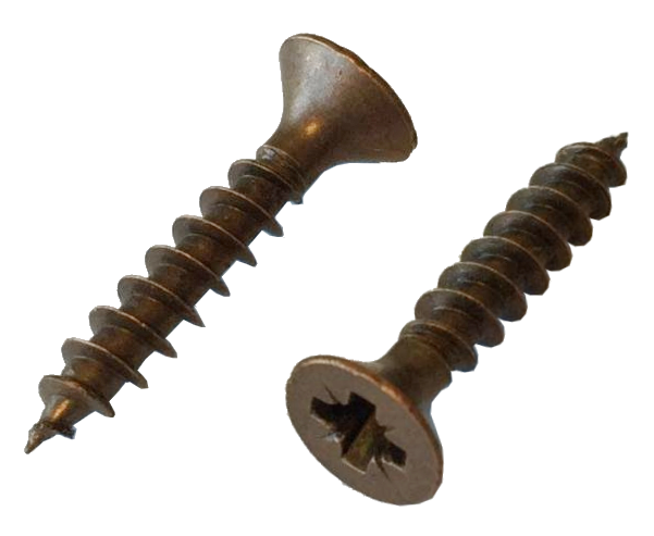 Bruine spaanplaatschroeven