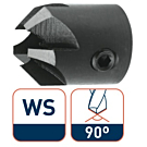 Opsteekverzinkboor 8,0x16 5 snijkanten 90° Opsteekverzinkboor 8,0x16 5 snijkanten 90°