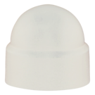 Moerkappen M12 RAL 9010 wit 50 stuks