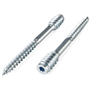 Afstandschroeven 6x60 verzinkt 50 stuks Afstandschroeven 6x60 verzinkt 50 stuks