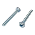 Metaalschroeven verzinkt DIN 7985 M8x45 - 100 stuks Metaalschroeven verzinkt DIN 7985 M8x45 - 100 stuks