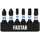 Fastar impact bitset 25mm universeel 6 delig