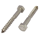 Houtdraadbouten A2 DIN 571 10x60 100 stuks