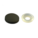 Afdekkapjes met ring 10mm kleur antraciet 100 stuks