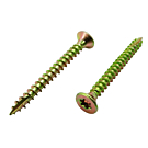 Houtschroeven met snijpunt 6x35 torx geel verzinkt 200 stuks
