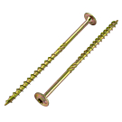 Tellerkopschroeven geel verzinkt 8x200 torx 50 stuks Tellerkopschroeven geel verzinkt 8x200 torx 50 stuks