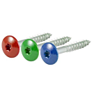 Schroeven voor Trespa® RVS A2 4,8x38-RAL 6038 briljantgroen Schroeven voor Trespa® RVS A2 4,8x38-RAL 6038 briljantgroen
