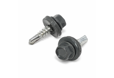 Boorschroeven RAL 7012 4,8x19 - 100 stuks