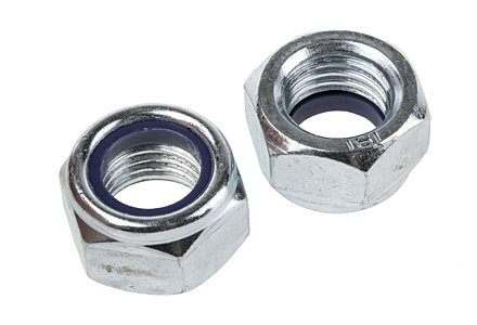 Borgmoeren verzinkt  M3 DIN 985 - 200 stuks