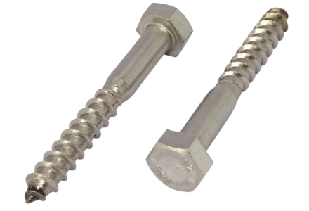 Houtdraadbouten A2 DIN 571 8x80 100 stuks