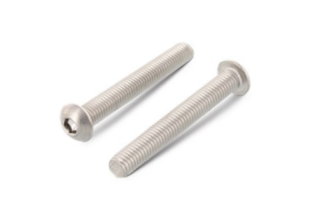 Inbusbouten laagbolkop ISO 7380 RVS A2 M6x55 - 100 stuks 