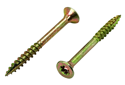 Houtschroeven met snijpunt 6x80 torx geel verzinkt 150 stuks Houtschroeven met snijpunt 6x80 torx geel verzinkt 150 stuks