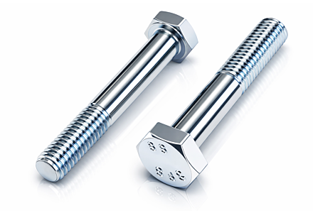Zeskantbouten 8x70 galv. verzinkt DIN 931 8.8 200 stuks