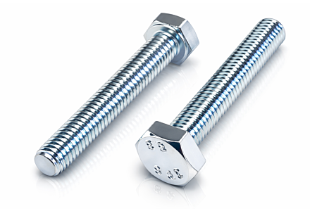 Zeskanttapbouten M8x20 galv. verzinkt DIN 933 8.8 200 stuks