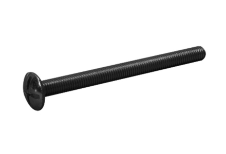 Poelierschroeven zwart verzinkt 5x25 - 500 stuks