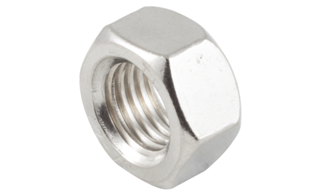 Moeren RVS A2 M12 DIN 934 - 100 stuks Moeren RVS A2 M12 DIN 934 - 100 stuks