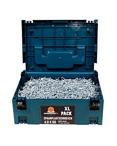 Spaanplaatschroeven XL-Pack 4x50 torx verzinkt 5000 stuks