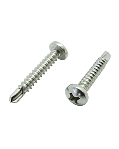 Zelftappers DIN 7504M-H bolkop RVS A2 4,8x25 200 stuks 