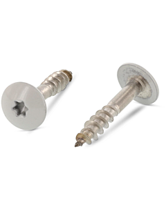 Schroeven voor Trespa® RVS A2 4,8x25 RAL 7038 agaatgrijs 100 stuks