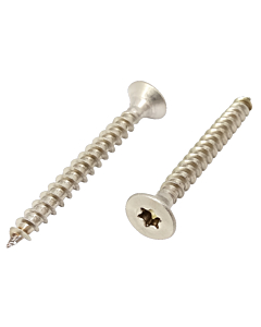 RVS spaanplaatschroeven torx 5x60 voldraad 100 stuks