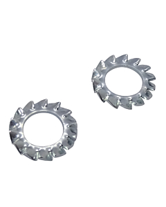 Tandveerringen M5 DIN 6798A verzinkt - 200 stuks