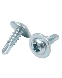 Zelfborende schroeven flenskop torx verzinkt 4,2x13 100 stuks