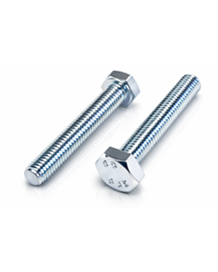 Tapbout M12x25 verzinkt DIN 933 8.8 100 stuks