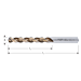 HSS-G Goldline metaalboor 3,5mm 1 stuk