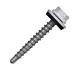 Boorschroeven met 14mm ring 4,8x20 RAL 7035 lichtgrijs 100 stuks