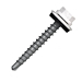 Zelfborende schroeven met ring 5,5x65 RAL 9001 - 100 stuks
