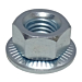 Combimoer / ring M12 verzinkt 100 stuks