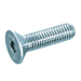 Metaalschroeven verzinkt DIN 7991 6x20 200 stuks