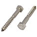 Houtdraadbouten A2 DIN 571 8x30 100 stuks