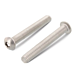 Inbusbouten laagbolkop ISO 7380 RVS A2 M6x55 - 100 stuks