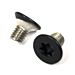 Metaalschroeven RVS A2 Torx 25 RAL 9005 mat zwart M5x8 - 200 stuks