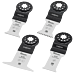 Qblades SL92 multitool zaagbladenset Hout en Metaal 4-delig (Starlock)