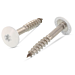 Tresposchroeven 4,8x70 RVS A2 RAL 9010 100 stuks