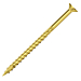 Spaanplaatschroeven geel verzinkt torx 6x140 - 100 stuks