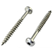 Spaanplaatschroeven RVS bolkop torx 3,5x30 deeldraad 200 stuks