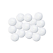 Afdekkapjes met steel voor kobo schroeven Ø 12mm 100 stuks wit