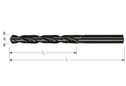 HSS-R metaalboor 7mm 10 stuks