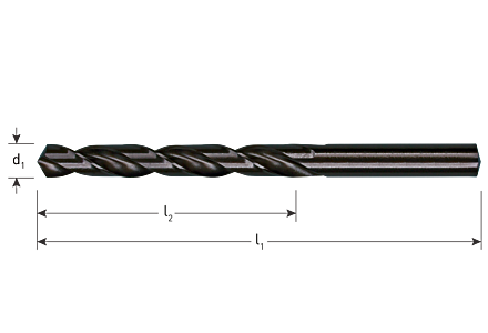 HSS-R metaalboor 9,5mm 1 stuk