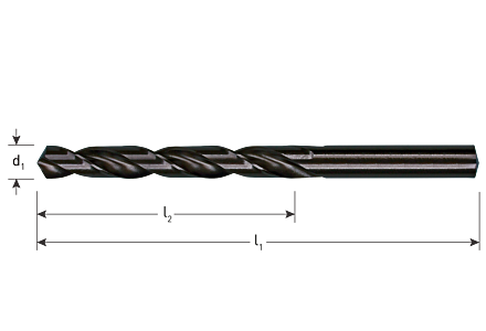 HSS-R metaalboor 10mm 1 stuk