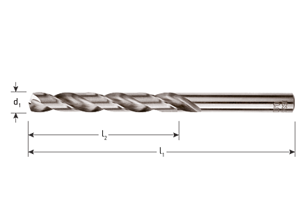 HSS-G metaalboor 3,5mm 1 stuk